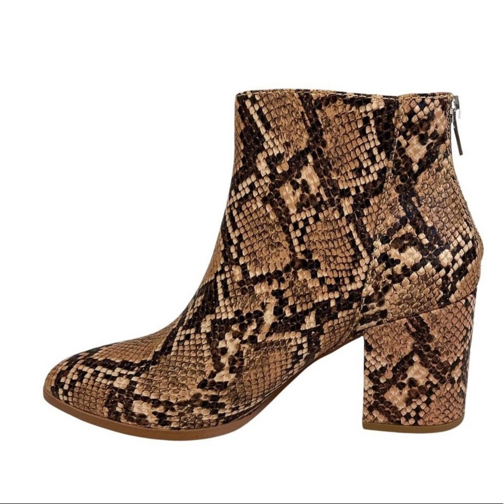 Steve Madden Snakeskin Ankle Booties